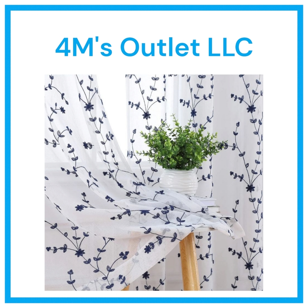Floral Sheer Curtains
